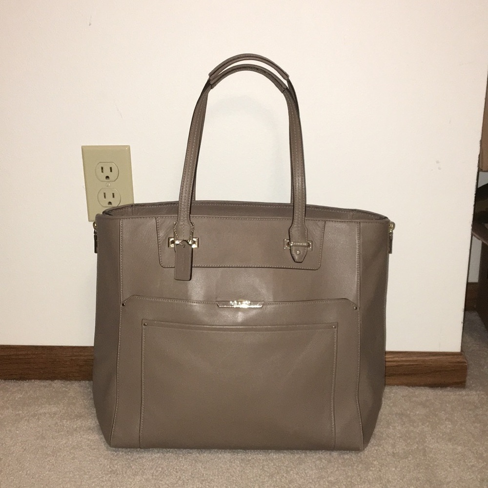 Coach leather bag